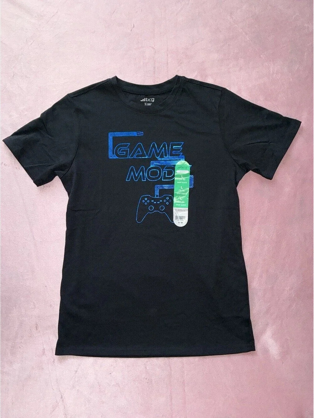 BCG Boys L 14-16 SS - Lot Of 3 - Shirt Fun With Gaming NWT